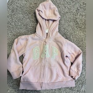 GAP Kids Light Pink Zip-Up Hoodie
